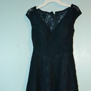 Navy Blue Sweetheart Neckline Formal Dress